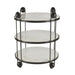 Arteriors - End Table - Carlita - White/Bronze- Union Lighting Luminaires Decor