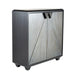 Arteriors - Cabinet - Ellington - Gray Straw Marquetry/Ebony/Bronze- Union Lighting Luminaires Decor