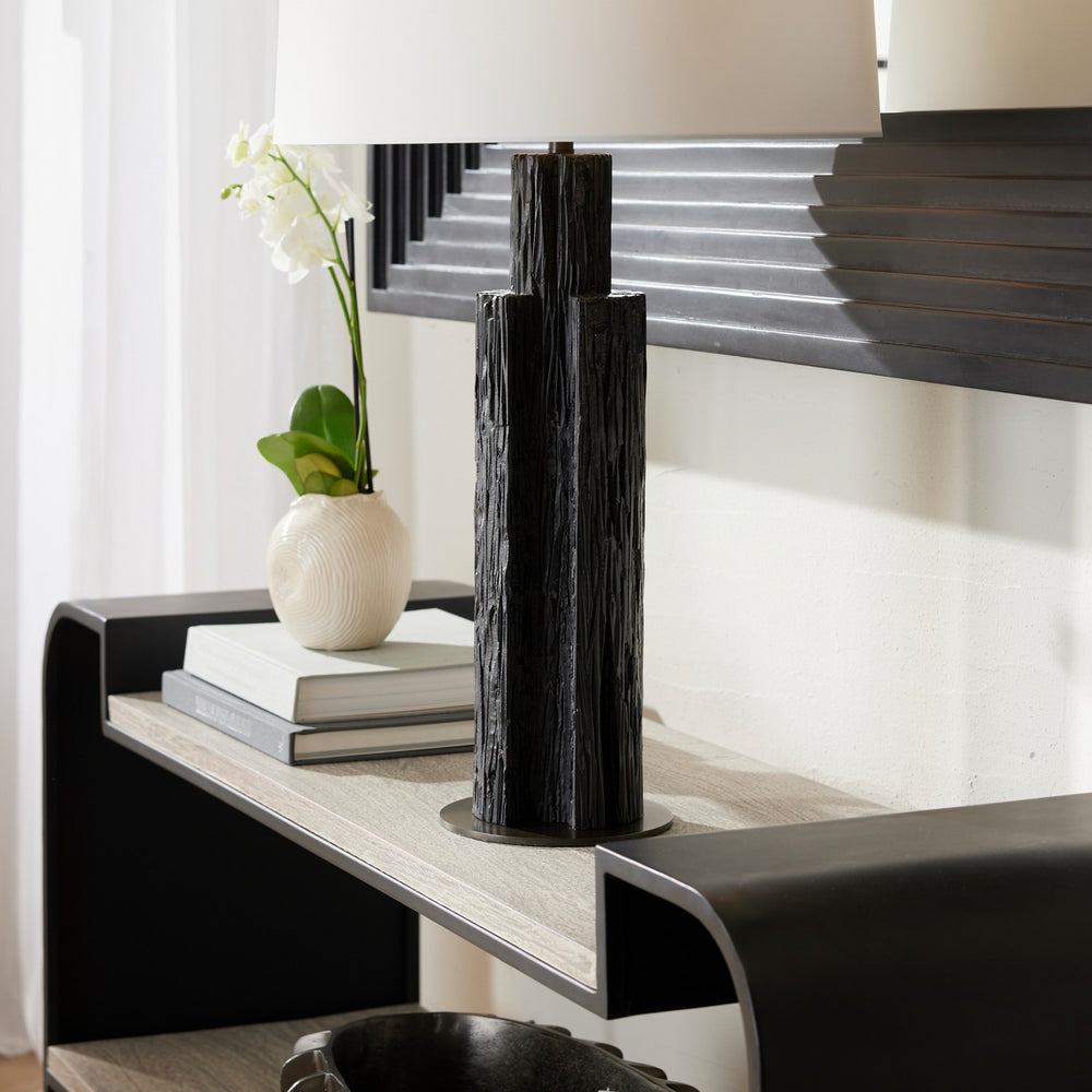 Arteriors - One Light Table Lamp - Eris - Ebony/Bronze/Bronze/Off-White/Off-White- Union Lighting Luminaires Decor