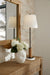 Arteriors - One Light Table Lamp - Conway - English Bronze/White/Cognac/White- Union Lighting Luminaires Decor