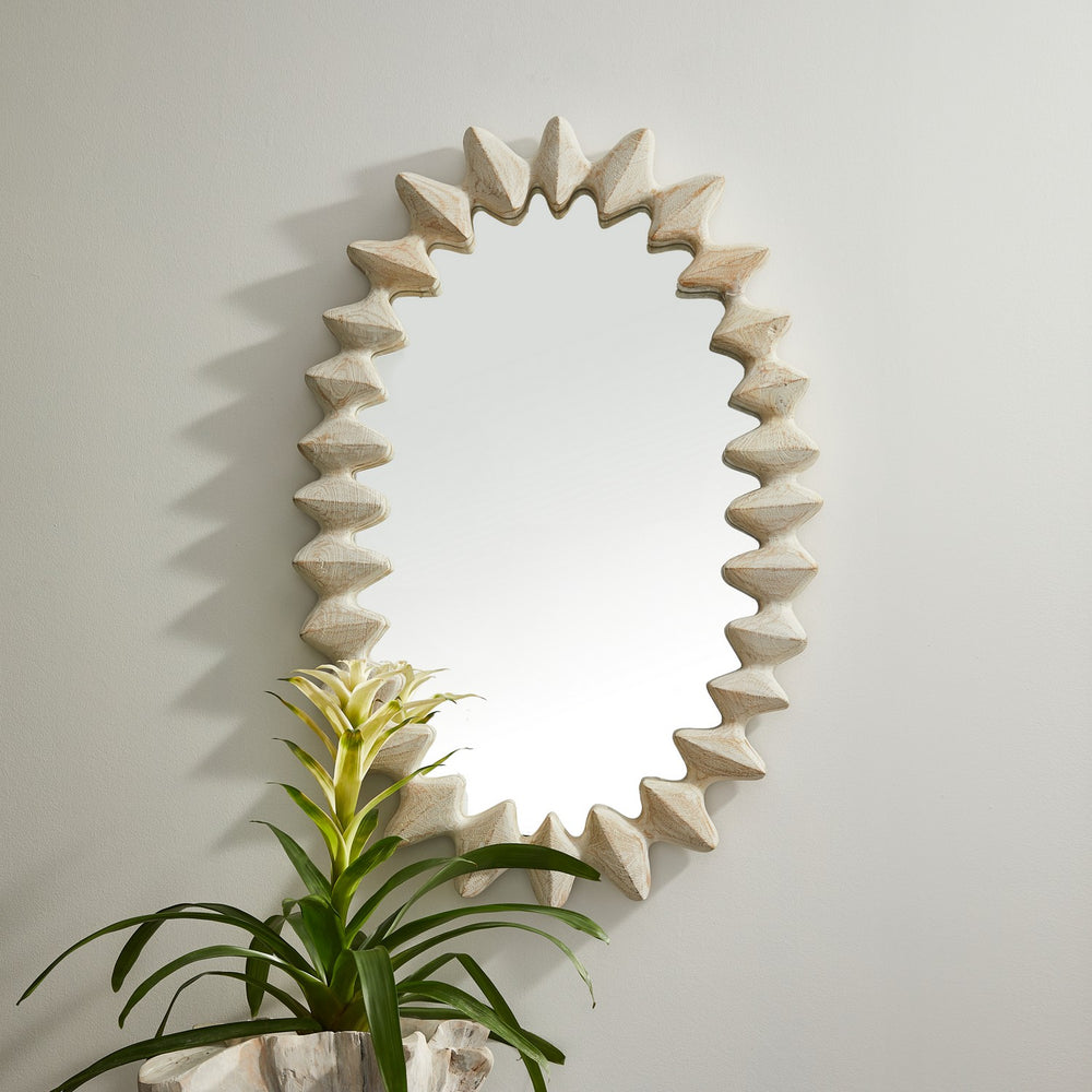 Arteriors - Mirror - Cicada - Sandblasted Whitewash/Plain- Union Lighting Luminaires Decor