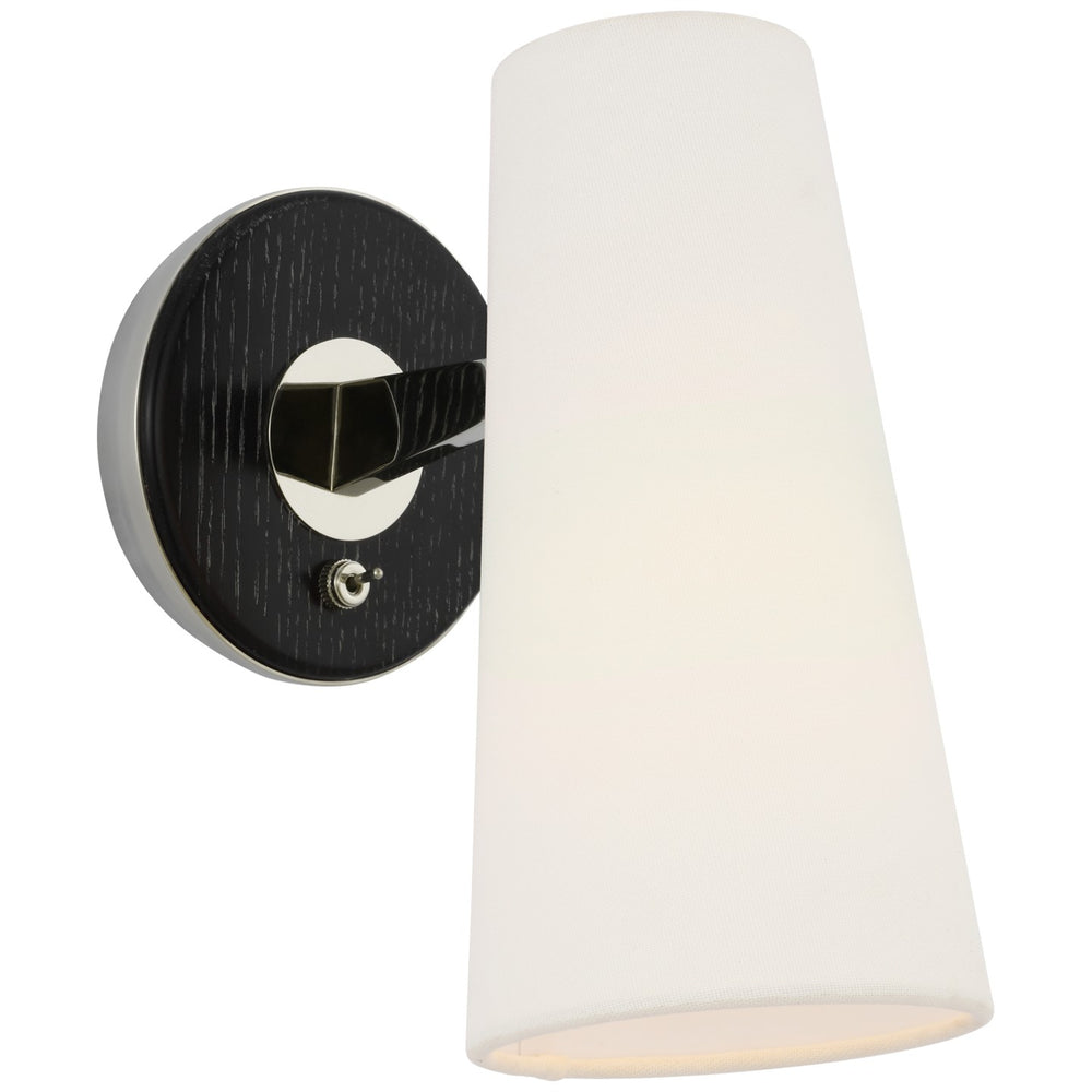 Visual Comfort Signature Canada - LED Wall Sconce - Olina - Polished Nickel and Ebony- Union Lighting Luminaires Decor