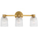 Visual Comfort Signature Canada - LED Vanity Light - Asalea - Hand-Rubbed Antique Brass- Union Lighting Luminaires Decor