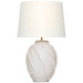 Visual Comfort Signature Canada - LED Table Lamp - Idalia - Glossy White Crackle- Union Lighting Luminaires Decor