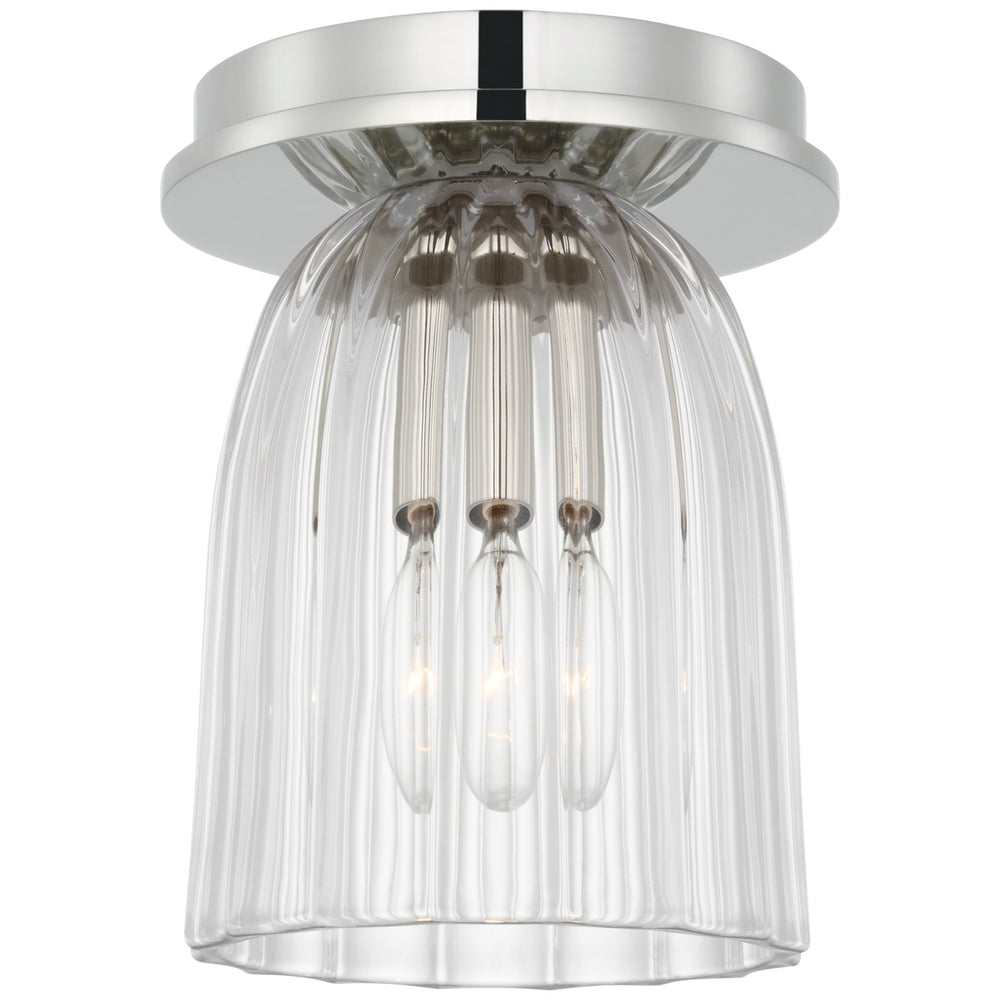 Visual Comfort Signature Canada - LED Flush Mount - Asalea - Polished Nickel- Union Lighting Luminaires Decor