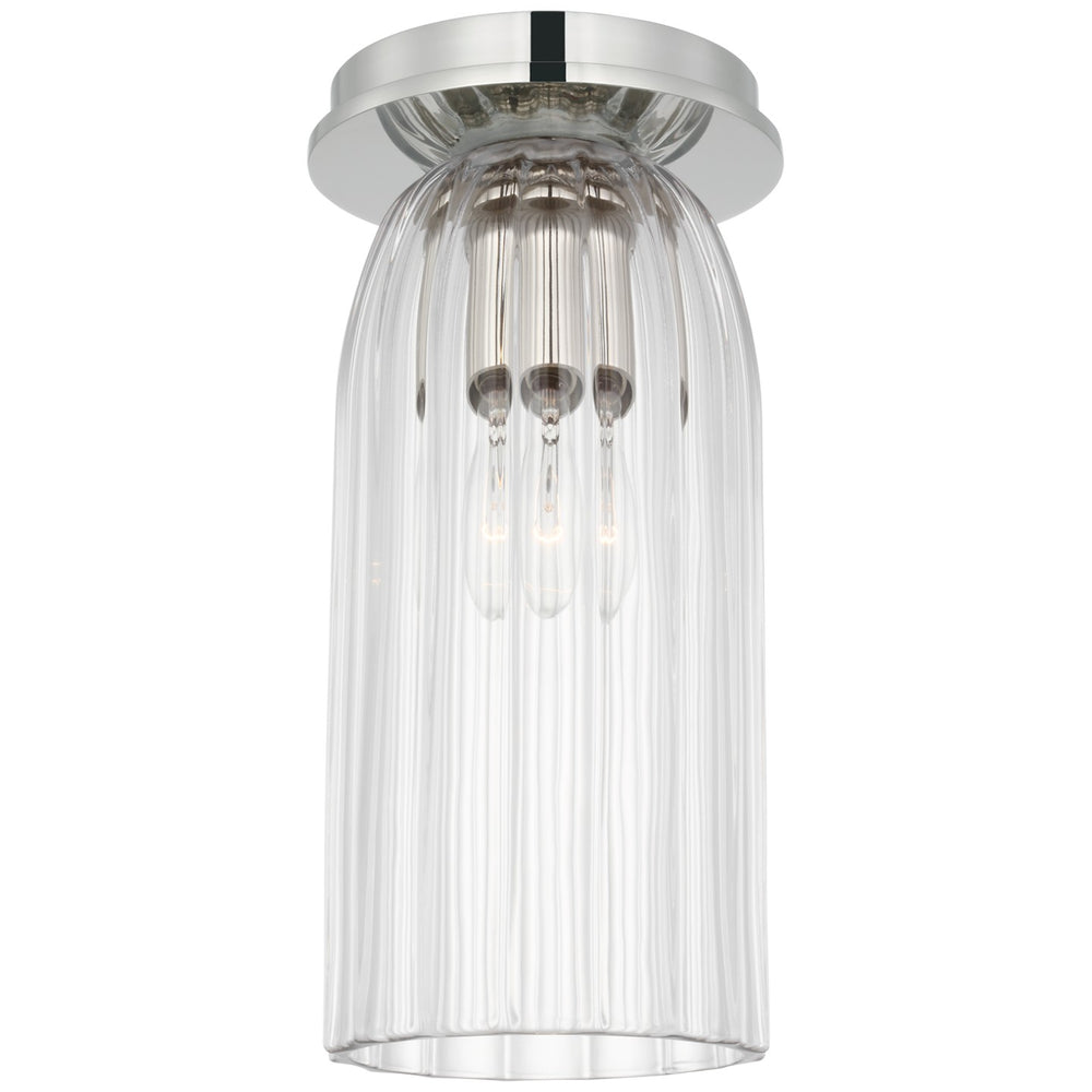 Visual Comfort Signature Canada - LED Flush Mount - Asalea - Polished Nickel- Union Lighting Luminaires Decor