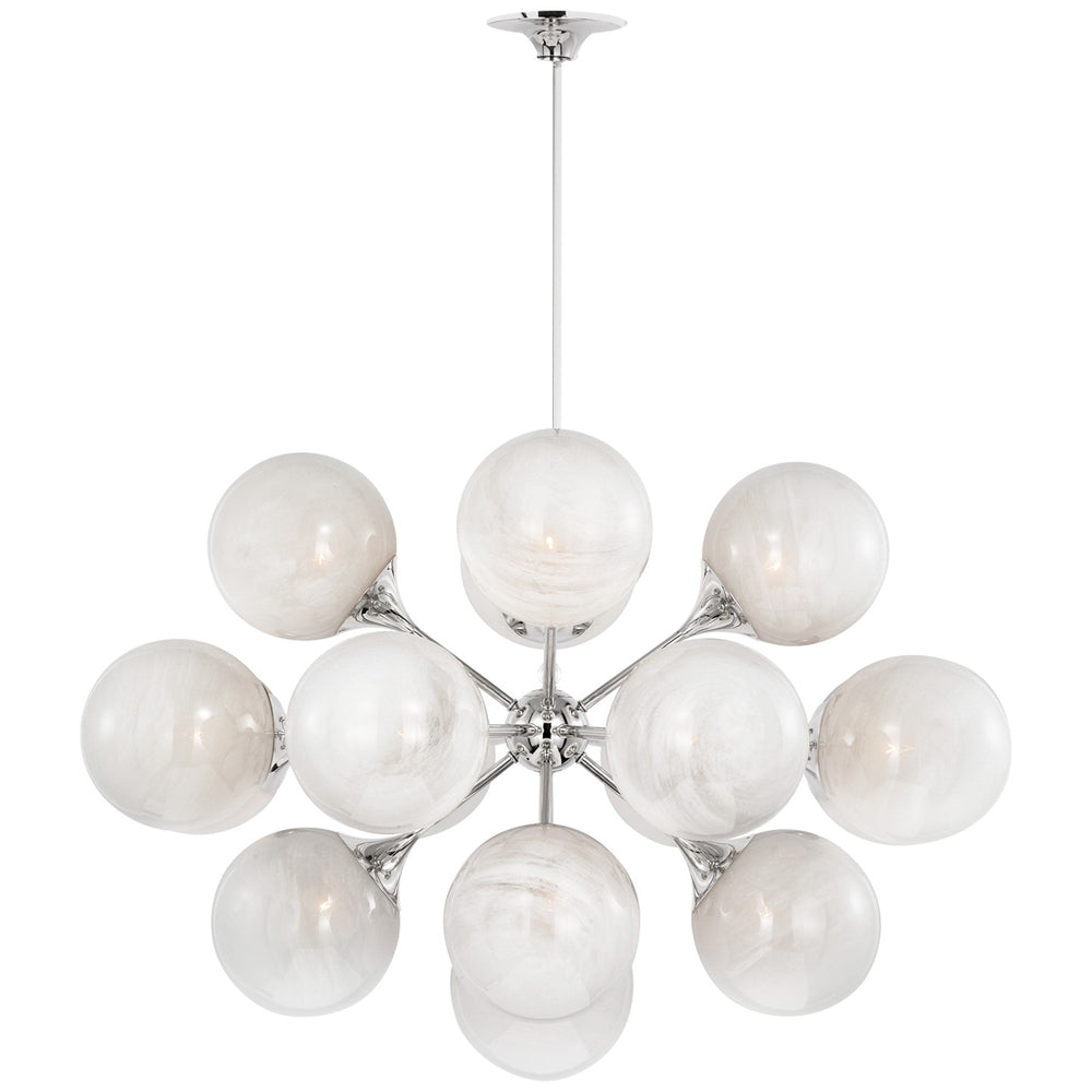 Visual Comfort Signature Canada - LED Chandelier - Cristol - Polished Nickel- Union Lighting Luminaires Decor