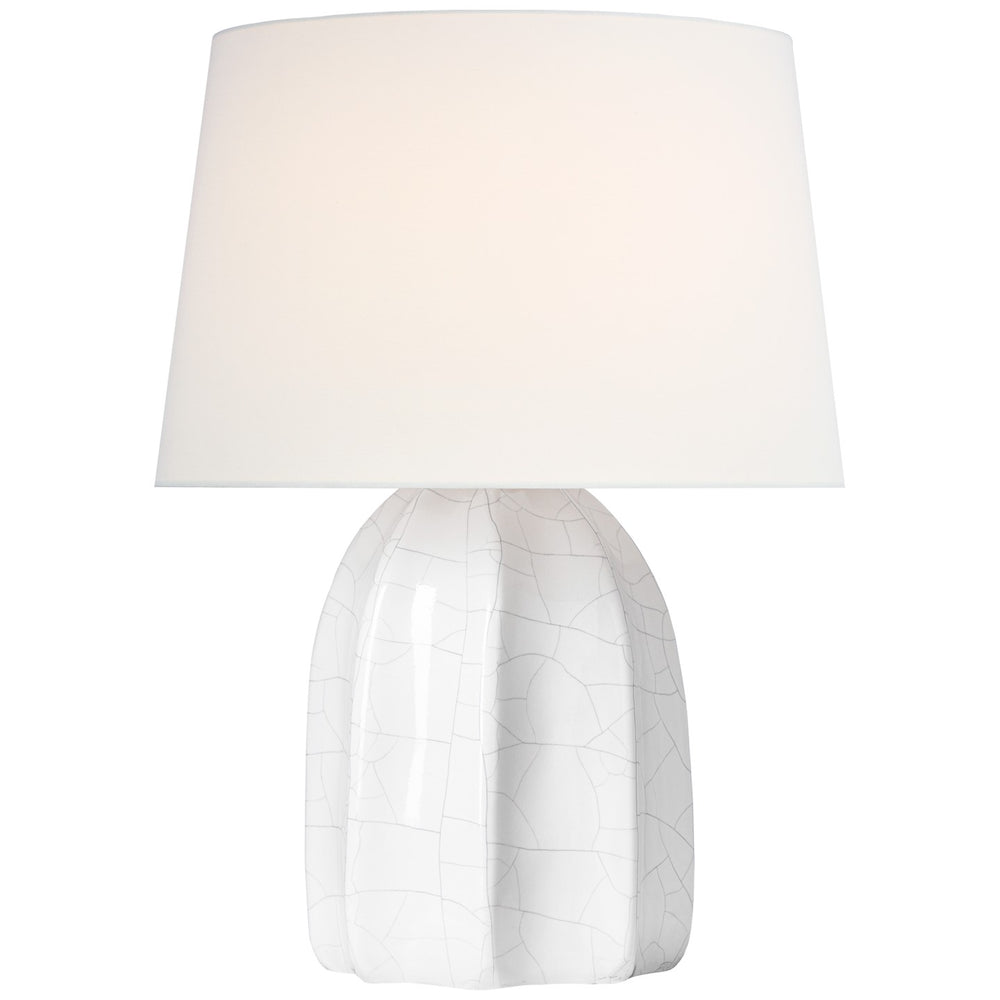 Visual Comfort Signature Canada - LED Accent Lamp - Melanie - Crackled Ivory- Union Lighting Luminaires Decor