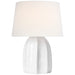 Visual Comfort Signature Canada - LED Accent Lamp - Melanie - Crackled Ivory- Union Lighting Luminaires Decor