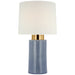 Visual Comfort Signature Canada - LED Table Lamp - Xian - Polar Blue Crackle and Soft Brass- Union Lighting Luminaires Decor