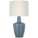 Visual Comfort Signature Canada - LED Table Lamp - Paros - Polar Blue Crackle- Union Lighting Luminaires Decor