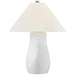 Visual Comfort Signature Canada - LED Table Lamp - Cabazon - Glossy White Crackle- Union Lighting Luminaires Decor