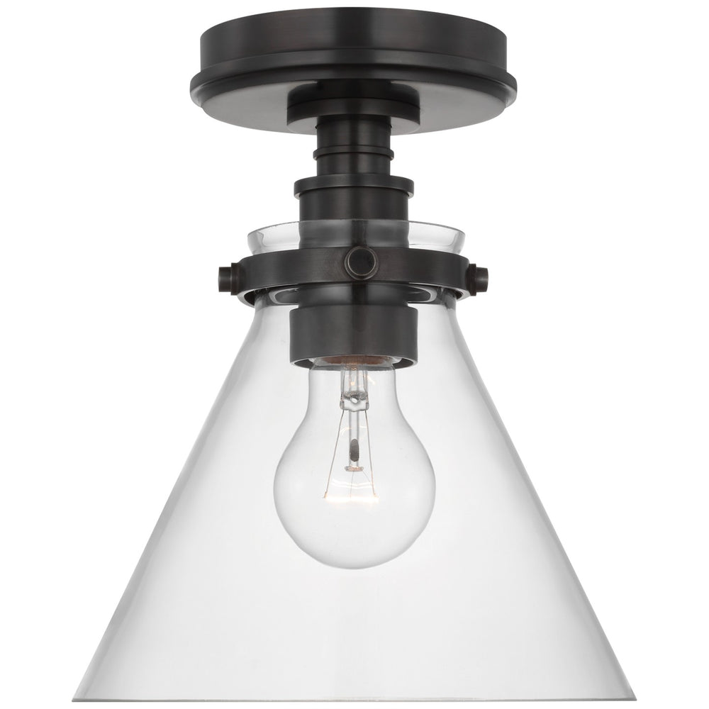 Visual Comfort Signature Canada - LED Flush Mount - Parkington - Bronze- Union Lighting Luminaires Decor