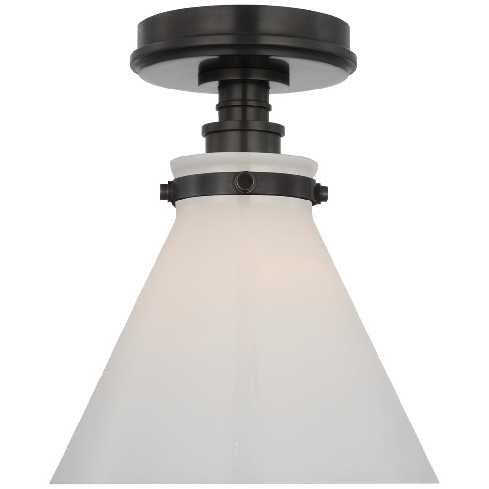 Visual Comfort Signature Canada - LED Flush Mount - Parkington - Bronze- Union Lighting Luminaires Decor