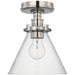 Visual Comfort Signature Canada - LED Flush Mount - Parkington - Polished Nickel- Union Lighting Luminaires Decor
