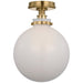 Visual Comfort Signature Canada - LED Flush Mount - Parkington - Antique-Burnished Brass- Union Lighting Luminaires Decor