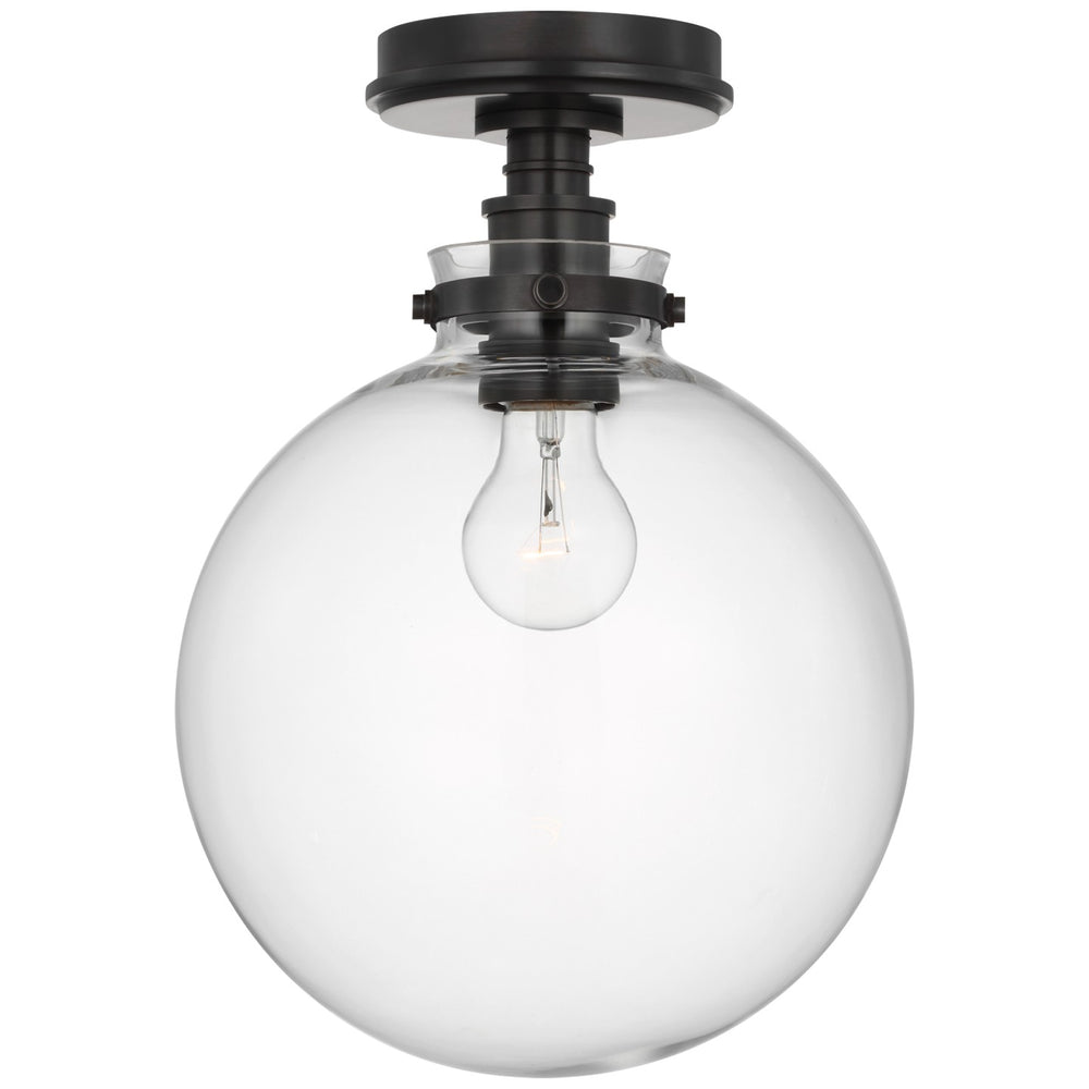 Visual Comfort Signature Canada - LED Flush Mount - Parkington - Bronze- Union Lighting Luminaires Decor