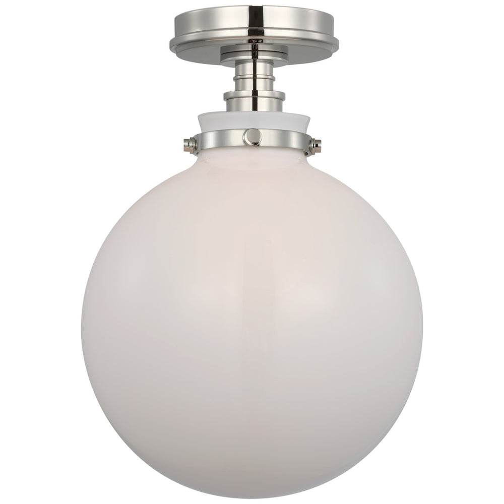 Visual Comfort Signature Canada - LED Flush Mount - Parkington - Polished Nickel- Union Lighting Luminaires Decor