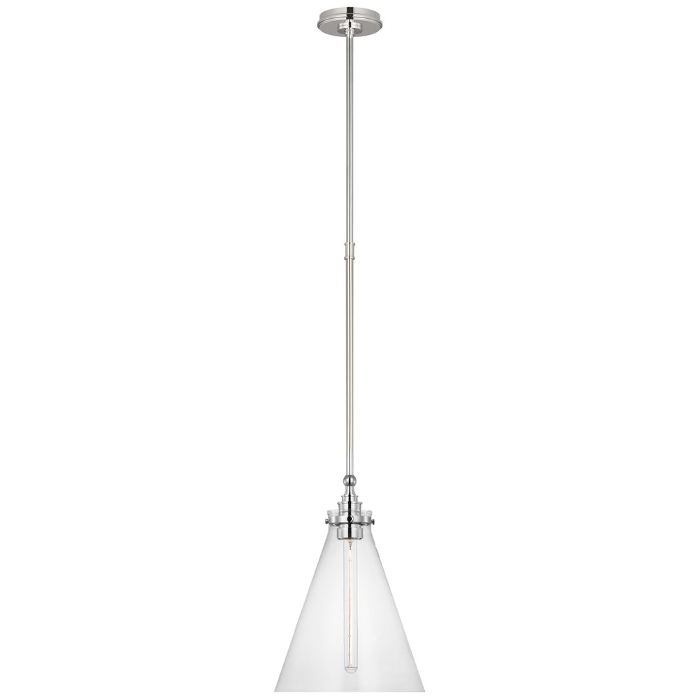 Visual Comfort Signature Canada - LED Pendant - Parkington - Polished Nickel- Union Lighting Luminaires Decor
