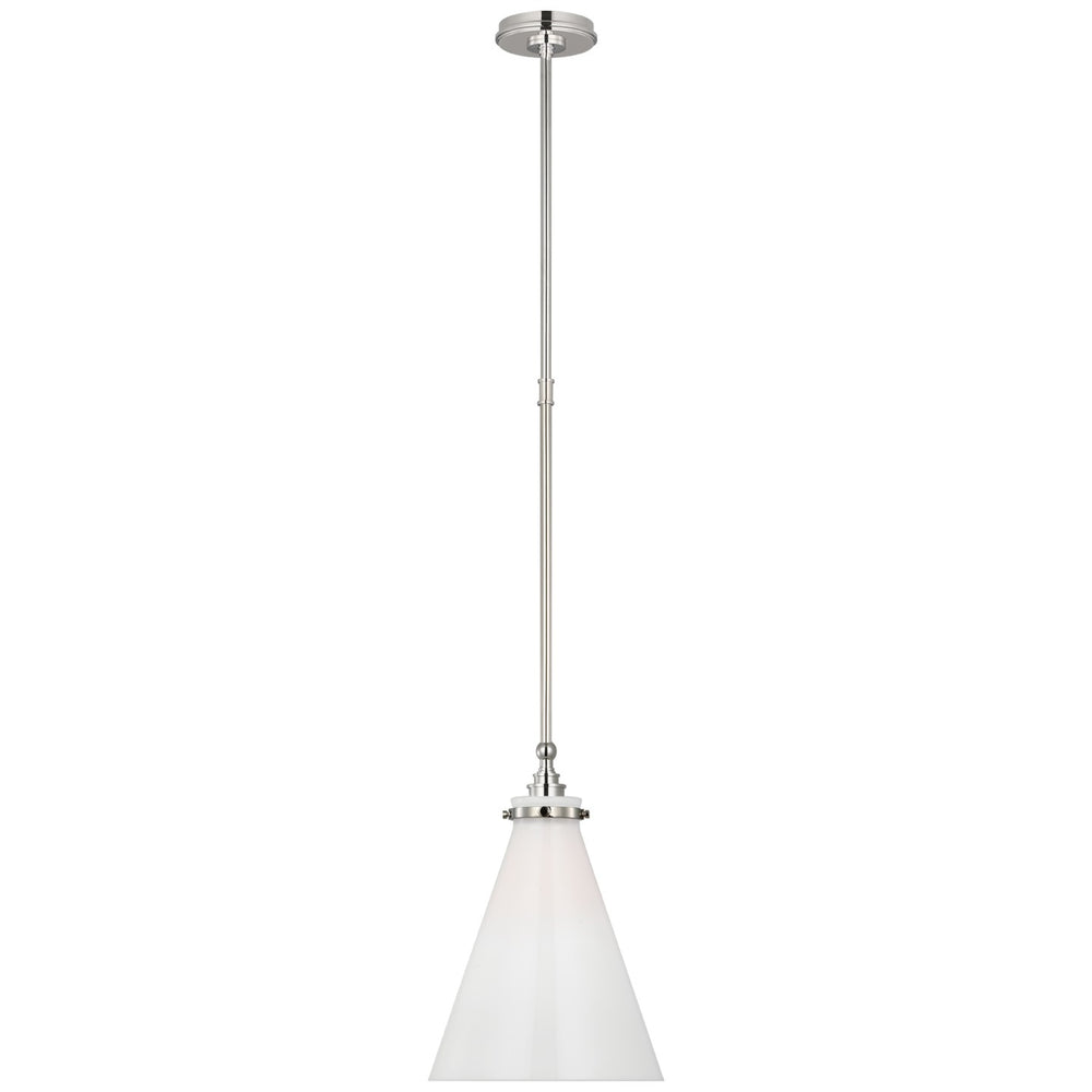 Visual Comfort Signature Canada - LED Pendant - Parkington - Polished Nickel- Union Lighting Luminaires Decor