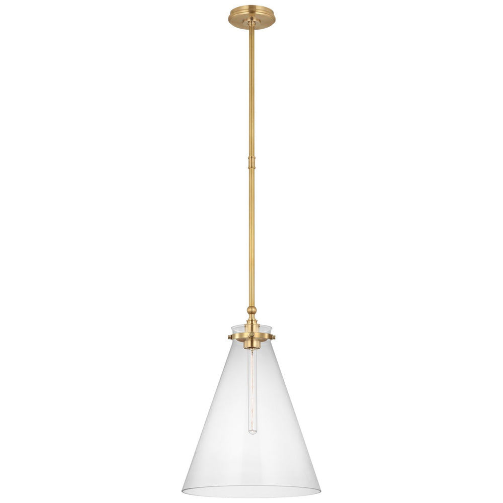 Visual Comfort Signature Canada - LED Pendant - Parkington - Antique-Burnished Brass- Union Lighting Luminaires Decor