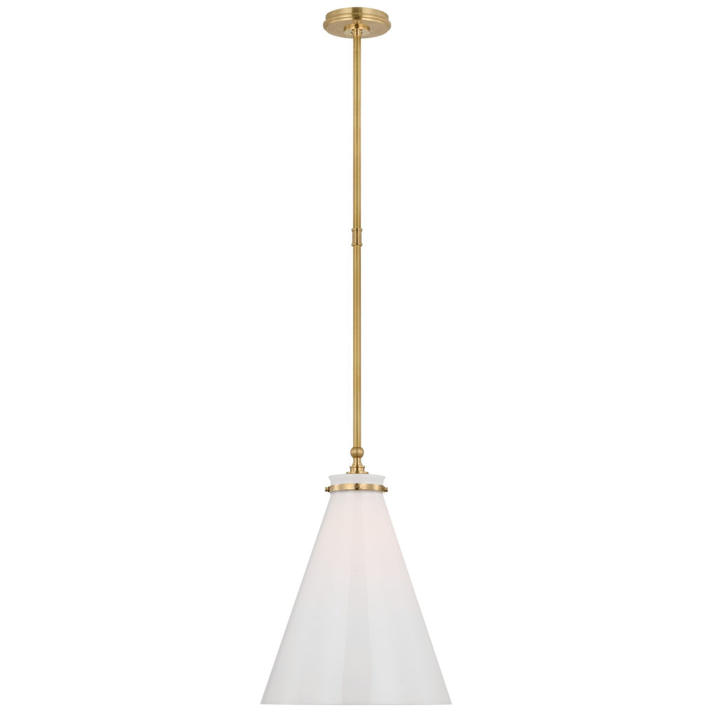 Visual Comfort Signature Canada - LED Pendant - Parkington - Antique-Burnished Brass- Union Lighting Luminaires Decor