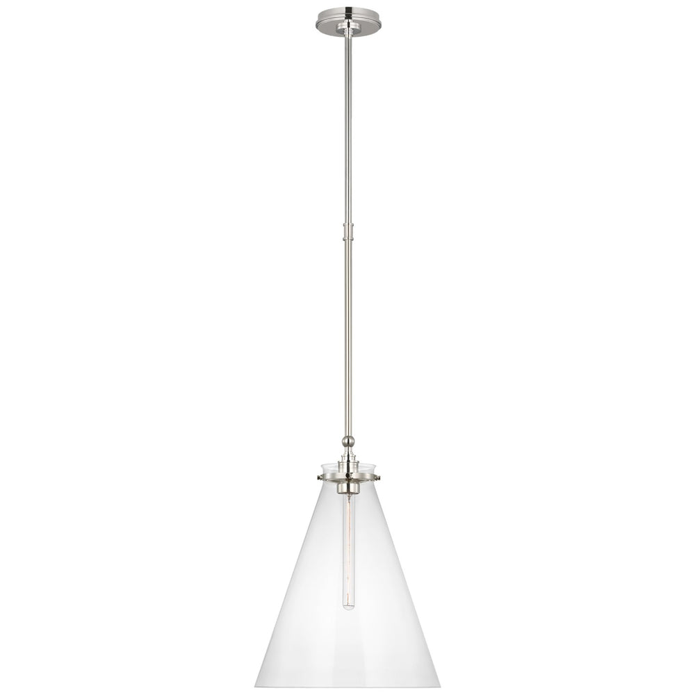 Visual Comfort Signature Canada - LED Pendant - Parkington - Polished Nickel- Union Lighting Luminaires Decor