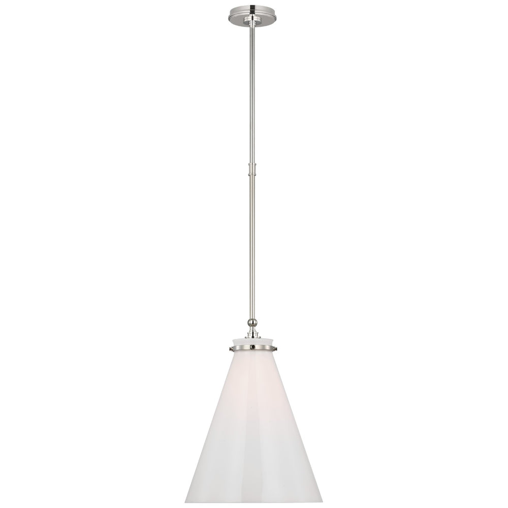 Visual Comfort Signature Canada - LED Pendant - Parkington - Polished Nickel- Union Lighting Luminaires Decor
