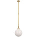 Visual Comfort Signature Canada - LED Pendant - Parkington - Antique-Burnished Brass- Union Lighting Luminaires Decor