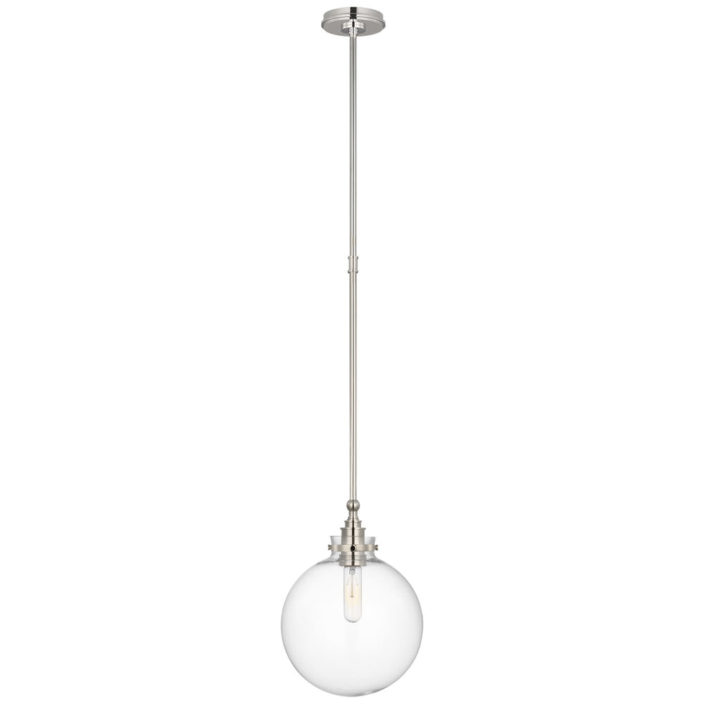 Visual Comfort Signature Canada - LED Pendant - Parkington - Polished Nickel- Union Lighting Luminaires Decor