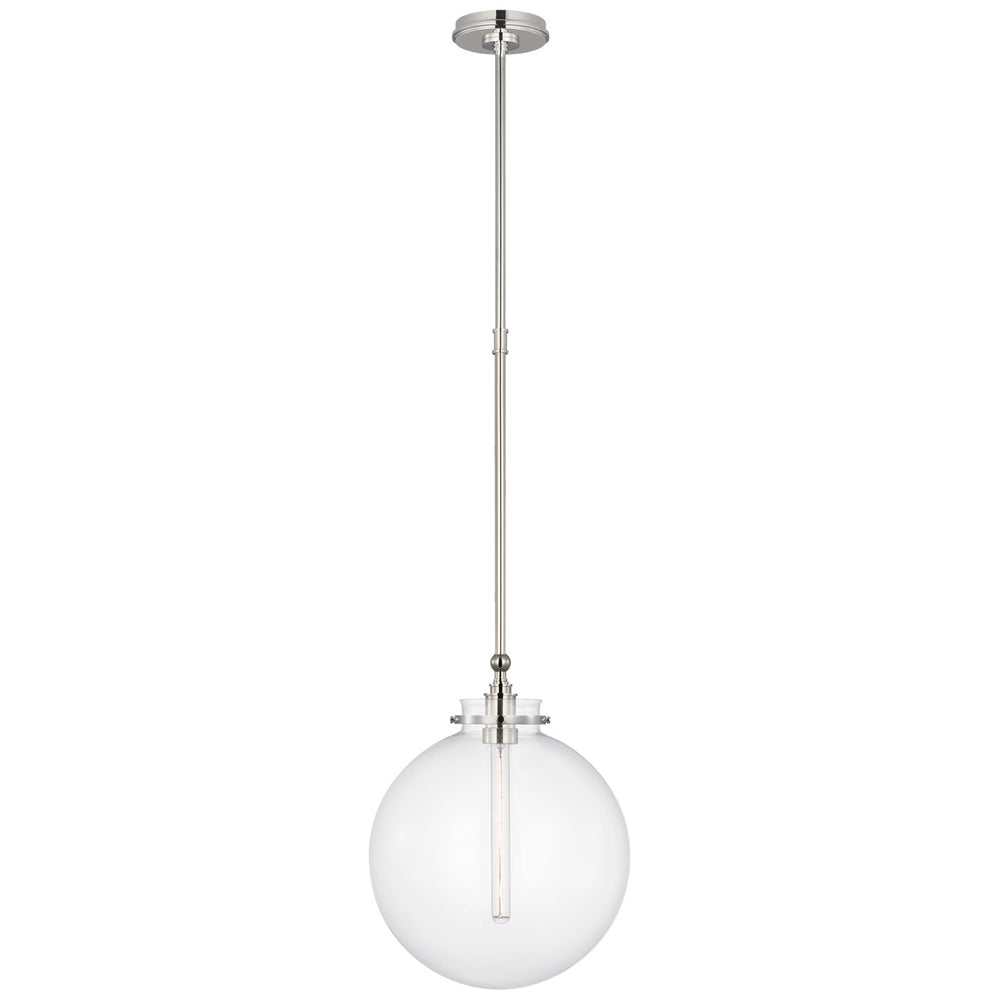 Visual Comfort Signature Canada - LED Pendant - Parkington - Polished Nickel- Union Lighting Luminaires Decor