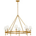 Visual Comfort Signature Canada - LED Chandelier - Classic - Antique-Burnished Brass- Union Lighting Luminaires Decor
