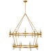 Visual Comfort Signature Canada - LED Chandelier - Classic - Antique-Burnished Brass- Union Lighting Luminaires Decor