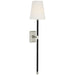 Visual Comfort Signature Canada - LED Wall Sconce - Basden - Polished Nickel and Black Rattan- Union Lighting Luminaires Decor