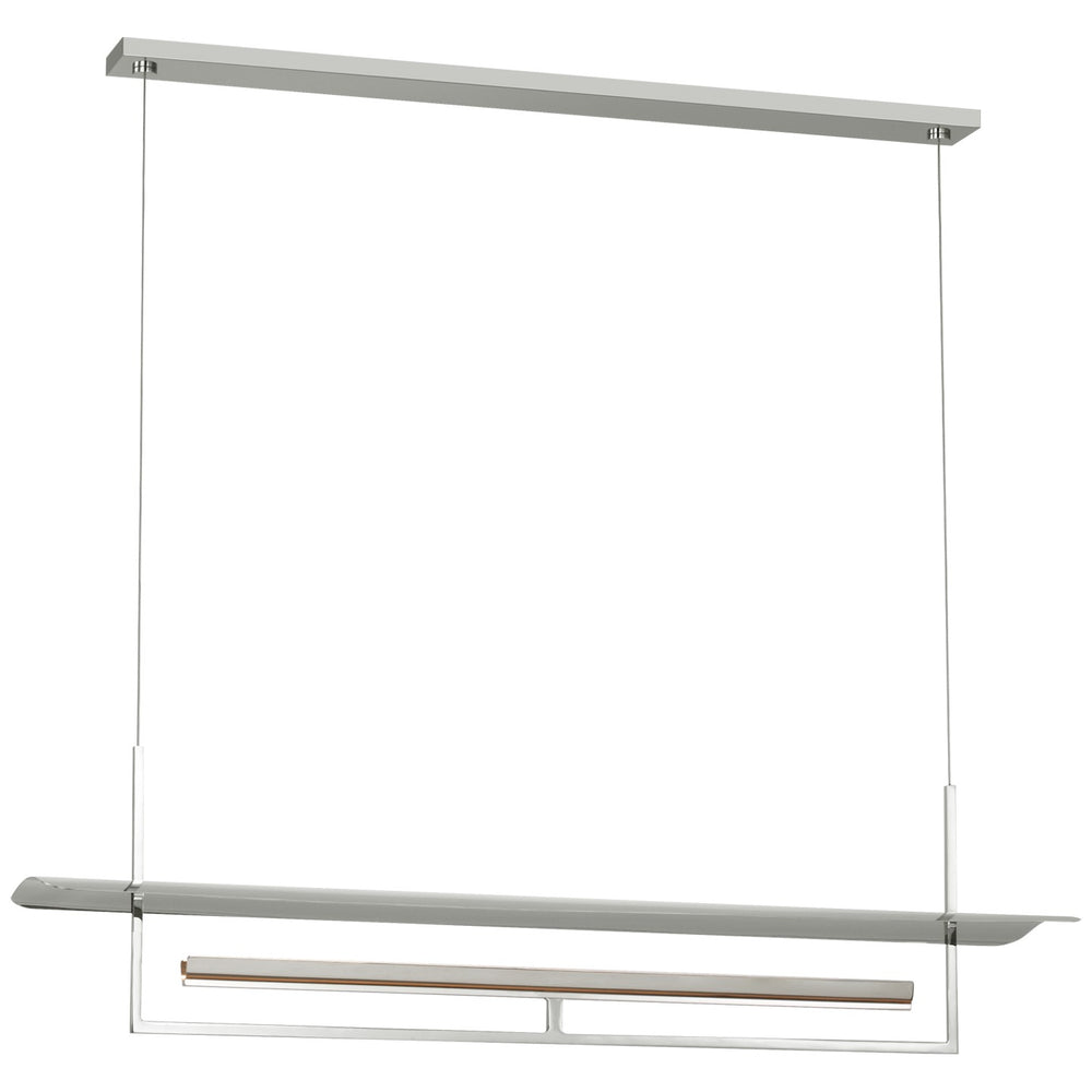 Visual Comfort Signature Canada - LED Linear Chandelier - Tristan - Polished Nickel- Union Lighting Luminaires Decor