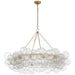 Visual Comfort Signature Canada - LED Chandelier - Talia - Gild and Clear Swirled Glass- Union Lighting Luminaires Decor