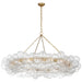 Visual Comfort Signature Canada - LED Chandelier - Talia - Gild and Clear Swirled Glass- Union Lighting Luminaires Decor