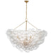 Visual Comfort Signature Canada - LED Chandelier - Talia - Gild and Clear Swirled Glass- Union Lighting Luminaires Decor