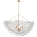 Visual Comfort Signature Canada - LED Chandelier - Talia - Gild and Clear Swirled Glass- Union Lighting Luminaires Decor