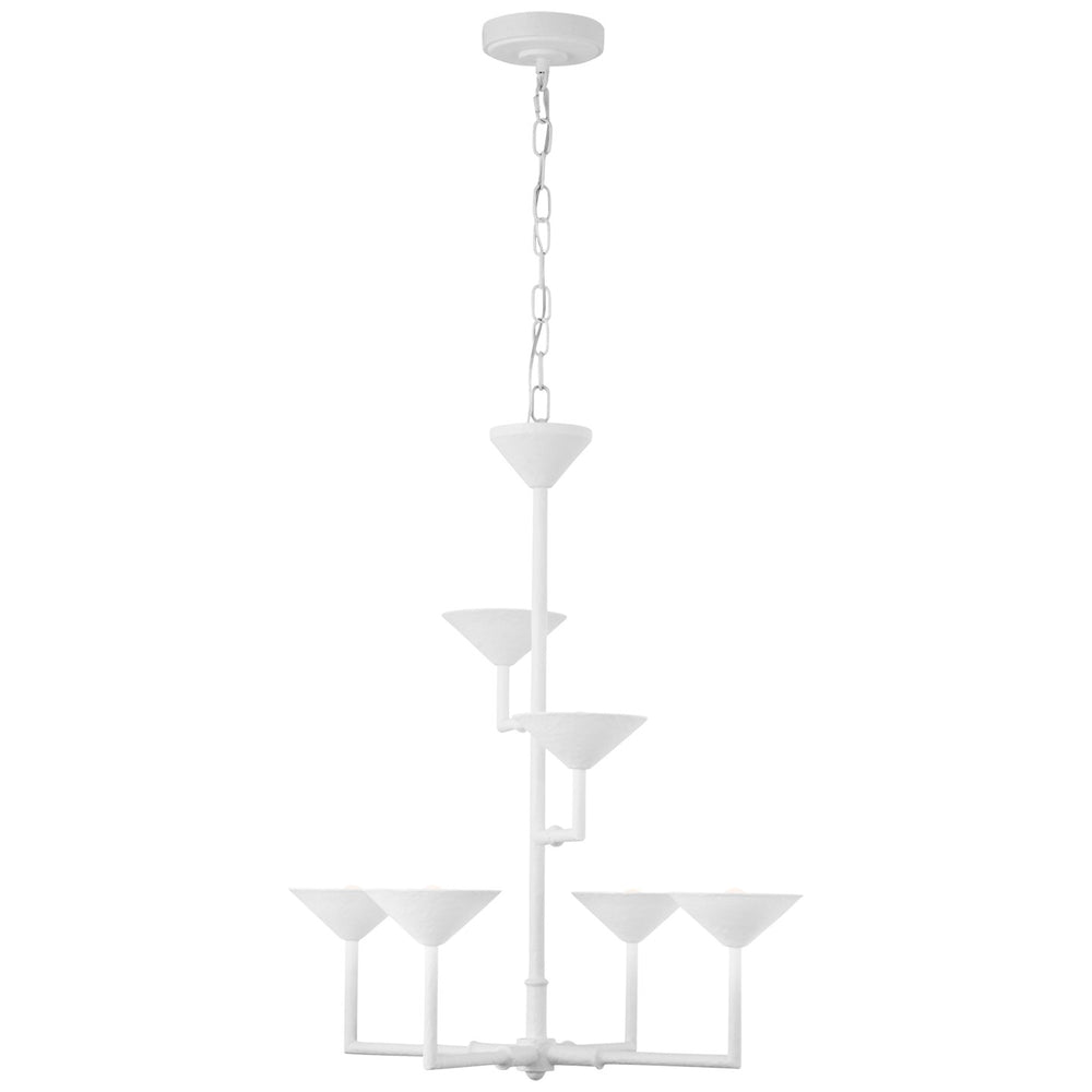 Visual Comfort Signature Canada - LED Chandelier - Eleanor - Plaster White- Union Lighting Luminaires Decor