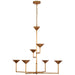 Visual Comfort Signature Canada - LED Chandelier - Eleanor - Antique Gold Leaf- Union Lighting Luminaires Decor