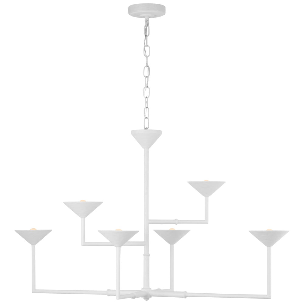 Visual Comfort Signature Canada - LED Chandelier - Eleanor - Plaster White- Union Lighting Luminaires Decor