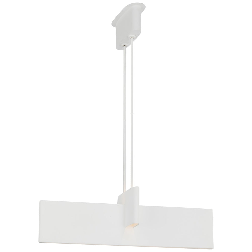 Visual Comfort Signature Canada - LED Linear Pendant - Lotura - Museum White- Union Lighting Luminaires Decor