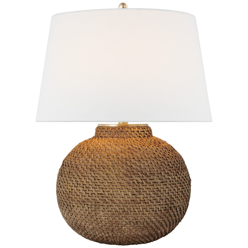Visual Comfort Signature Canada - LED Table Lamp - Avedon - Natural Rattan- Union Lighting Luminaires Decor