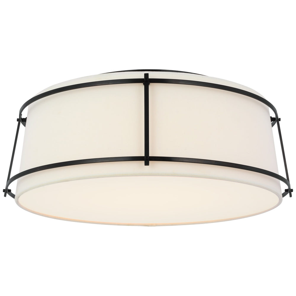 Visual Comfort Signature Canada - LED Flush Mount - Callaway - Bronze- Union Lighting Luminaires Decor