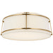 Visual Comfort Signature Canada - LED Flush Mount - Callaway - Hand-Rubbed Antique Brass- Union Lighting Luminaires Decor