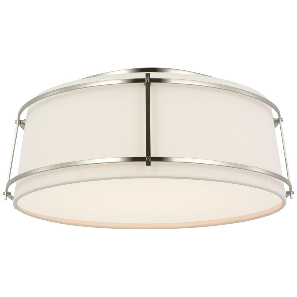 Visual Comfort Signature Canada - LED Flush Mount - Callaway - Polished Nickel- Union Lighting Luminaires Decor