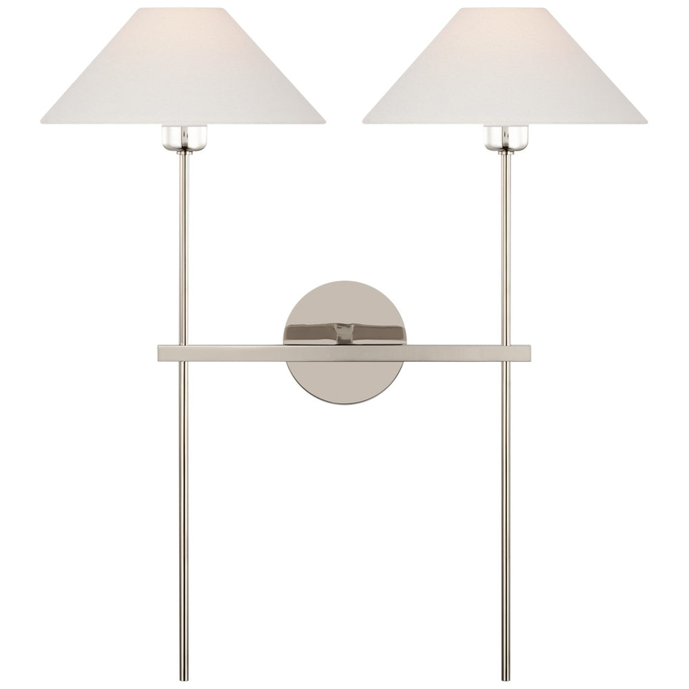 Visual Comfort Signature Canada - LED Wall Sconce - Hackney - Polished Nickel- Union Lighting Luminaires Decor