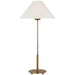 Visual Comfort Signature Canada - LED Buffet Lamp - Hackney - Hand-Rubbed Antique Brass- Union Lighting Luminaires Decor