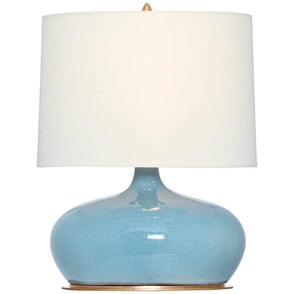 Visual Comfort Signature Canada - LED Table Lamp - Olinda - Crackled Robin- Union Lighting Luminaires Decor